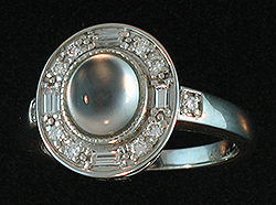 Fine Ice Jade & Diamond Ring by Kristina for Mason-Kay Jade