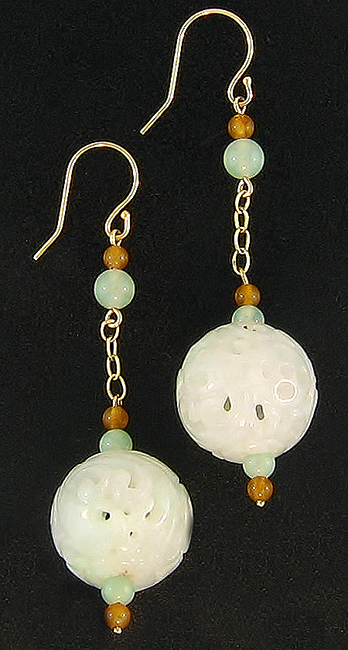 New Mason-Kay Jadeite Jade Earring Designs for Fall 2016