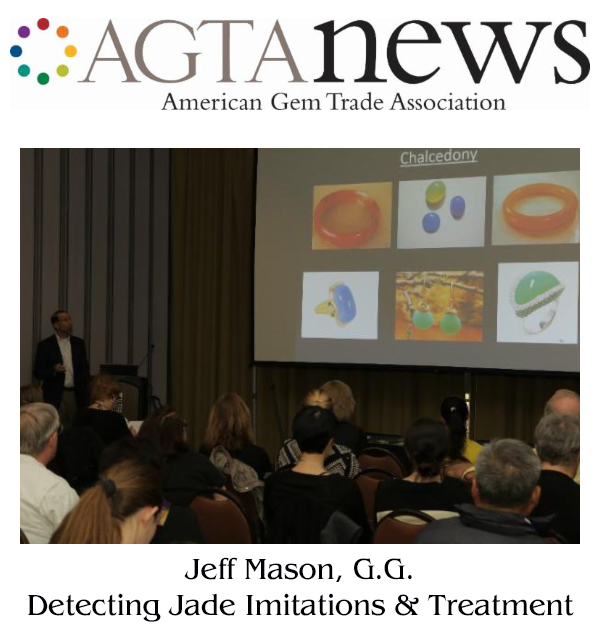 Jeff Mason, Featured Speaker at AGTA 2017 Gemfair Educational Seminar Series
